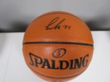 Luka Doncic of the Dallas Mavericks signed autographed full size basketball PAAS COA 556