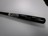 Jose Altuve of the Houston Astros signed autographed full size black baseball bat PAAS COA 774