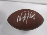 Nick Foles of the Eagles / Bears signed autographed brown football AAA COA 094