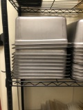 Lot of (12) six inch deep 1/3 insert pans