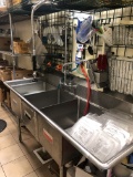Three Compartment Commercial Kitchen Sink