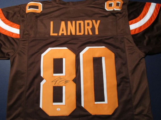 Jarvis Landry of the Cleveland Browns signed autographed football jersey PAAS COA 217