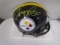 Jerome Bettis of the Pittsburgh Steelers signed autographed mini football helmet PAAS COA 240