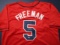 Freddie Freeman of the Atlanta Braves signed autographed baseball jersey PAAS COA 374