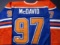 Connor McDavid of the Edmonton Oilers signed autographed hockey jersey PAAS COA 231