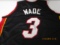 Dwyane Wade of the Miami Heat signed autographed basketball jersey PAAS COA 111