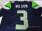 Russell Wilson of the Seattle Seahawks signed autographed football jersey PAAS COA 438