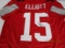 Ezekiel Elliott of the OSU Buckeyes signed autographed football jersey PAAS COA 100