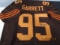 Myles Garrett of the Cleveland Browns signed autographed football jersey PAAS COA 177