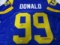 Aaron Donald of the LA Rams signed autographed football jersey PAAS COA 267