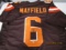 Baker Mayfield of the Cleveland Browns signed autographed football jersey PAAS COA 073