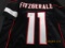 Larry Fitzgerald of the Arizona Cardinals signed autographed football jersey PAAS COA 457