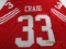 Roger Craig of the San Francisco 49ers signed autographed football jersey PAAS COA 481