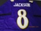 Lamar Jackson of the Baltimore Ravens signed autographed football jersey PAAS COA 767