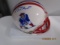 Tom Brady of the New England Patriots signed football mini helmet Mounted Memories COA