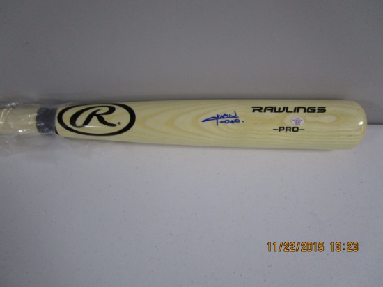 Juan Soto of the Washington Nationals signed autographed full size baseball bat PAAS COA 735