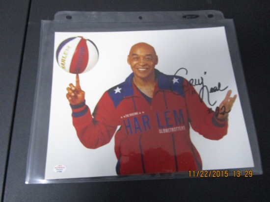 Curly Neal of the Harlem Globetrotters signed autographed 8x10 photo PAAS COA 938