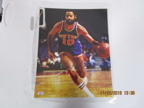 Walt Frazier of the New York Knicks signed autographed 8x10 photo PAAS COA 378