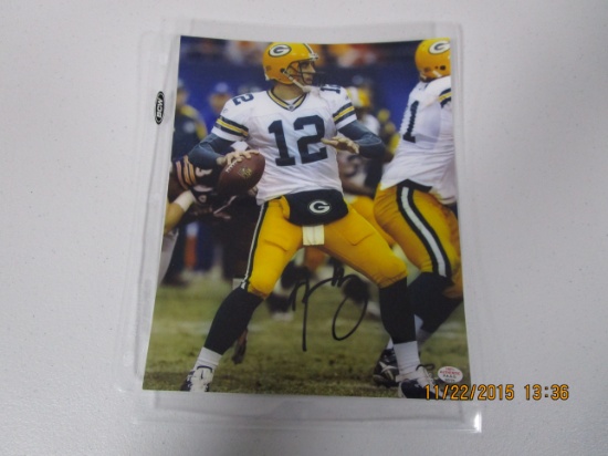 Aaron Rodgers of the Green Bay Packers signed autographed 8x10 photo PAAS COA 725