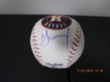 Jose Altuve of the Houston Astros signed autographed logo baseball PAAS COA 694