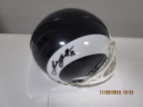 Jared Goff of the LA Rams signed autographed mini football helmet AAA COA 071