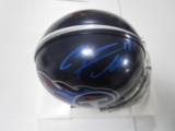 Ryan Tannehill of the Tennessee Titans signed autographed mini football helmet PAAS COA 258