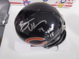 Brian Urlacher of the Chicago Bears signed autographed mini football helmet PAAS COA 158