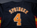 George Springer of the Houston Astros signed autographed baseball jersey PAAS COA 520