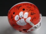 Trevor Lawrence 2018-19 Clemson Tigers TEAM signed full size helmet 25+ signatures PAAS LOA 378