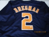 Alex Bregman of the Houston Astros signed autographed baseball jersey PAAS COA 167