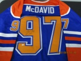 Connor McDavid of the Edmonton Oilers signed autographed hockey jersey PAAS COA 198