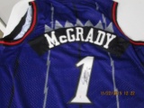 Tracy McGrady of the Toronto Raptors signed autographed basketball jersey PAAS COA 549