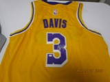 Anthony Davis of the LA Lakers signed autographed basketball jersey PAAS COA 298