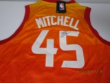 Donovan Mitchell of the Utah Jazz signed autographed basketball jersey PAAS COA 892