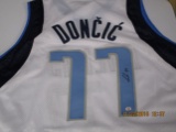 Luka Doncic of the Dallas Mavericks signed autographed basketball jersey PAAS COA 942