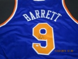 R.J Barrett of the New York Knicks signed autographed basketball jersey PAAS COA 010