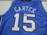 Vince Carter of the North Carolina signed autographed basketball jersey PAAS COA 362