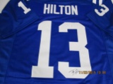 T.Y. Hilton of the Indianapolis Colts signed autographed football jersey PAAS COA 675