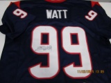 JJ Watt of the Houston Texans signed autographed football jersey PAAS COA 192