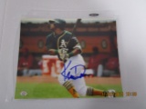 Khris Davis of the Oakland A's signed autographed 8x10 photo PAAS COA 669