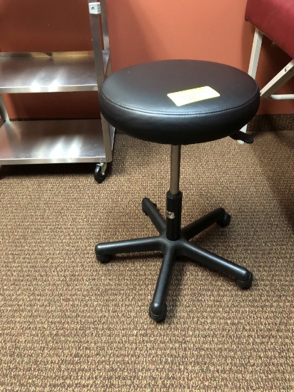 Rolling Black Doctors Stool