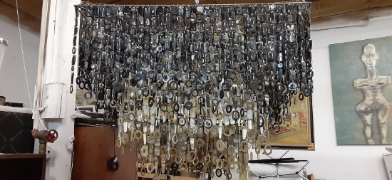 Nguni Horn Rectangular Chandelier