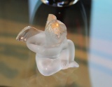 LALIQUE ANGEL SIGNED