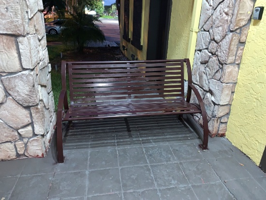 Outdoor Metal Bench