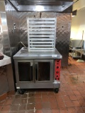 Single Stack Vulcan Convection Oven on Casters (no legs)