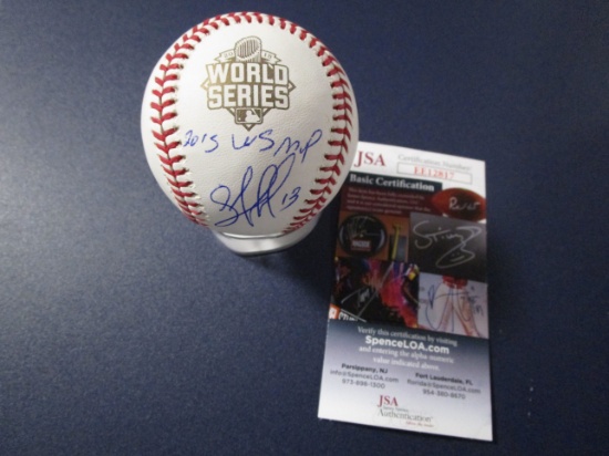 Salvadore Perez of the Kansas City Royals signed autographed World Series Baseball JSA COA 817