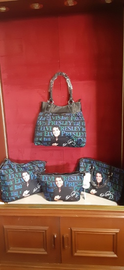 (4) Elvis Presley Purse Set / Handbag Set Model # EB97/96/94/92