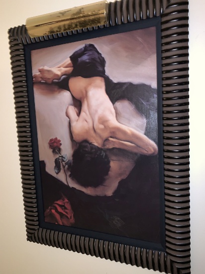 Artwork - "Lady" - Framed 40 x 30 inches