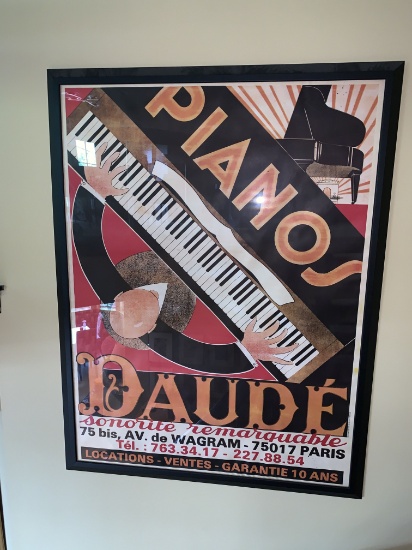 Piano Daude, 68" X 52"