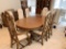 Vintage Dining room table with 6 chairs - good condition